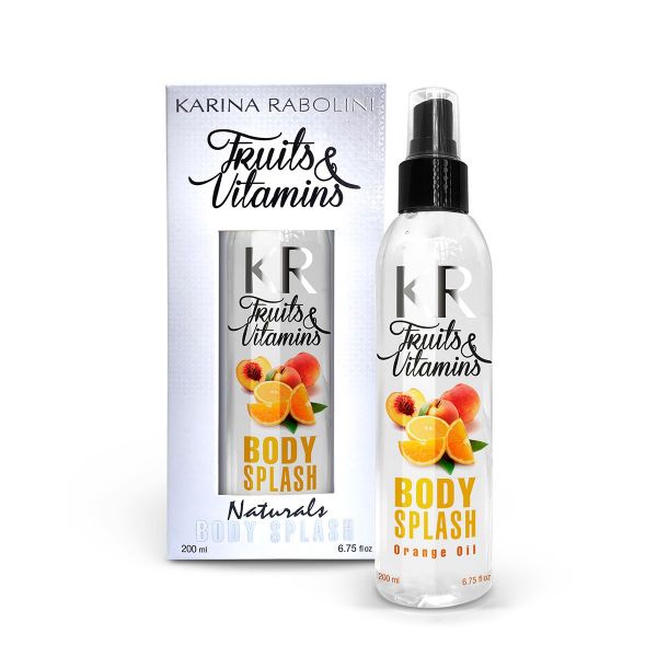 KARINA RABOLINI BODY SPLASH FRUITS Y VITAMINS ORANGE OIL X 200 ML.